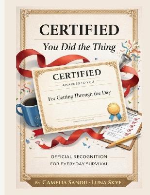 Certified: You Did the Thing: Official Recognition for Everyday Survival - Luna Skye - cover