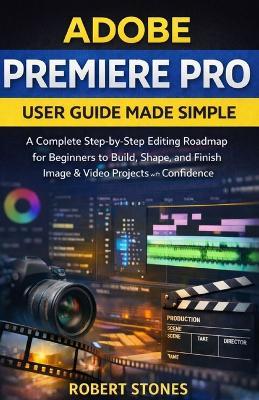 Adobe Premiere Pro User Guide Made Simple: A Complete Step-by-Step Editing Roadmap for Beginners to Build, Shape, and Finish Image and Video Projects with Confidence - Robert Stones - cover