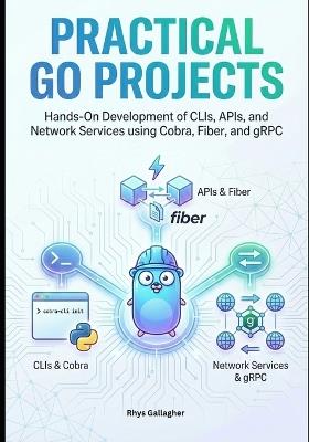 Practical Go Projects: Hands-On Development of CLIs, APIs, and Network Services using Cobra, Fiber, and gRPC - Rhys Gallagher - cover