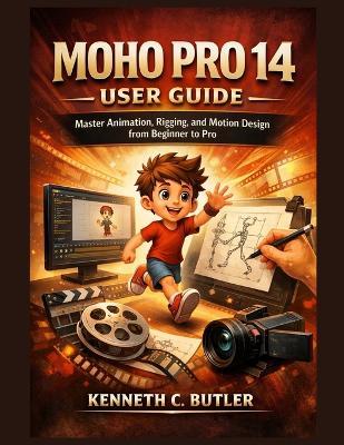 Moho Pro 14 User Guide: Master Animation, Rigging, and Motion Design from Beginner to Pro - Kenneth C Butler - cover
