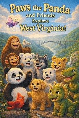 Paws the Panda and Friends: Explore West Virginia - Caleanna Reeve - cover