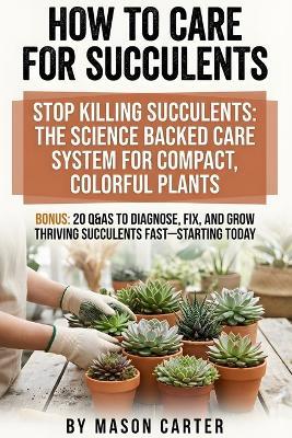 How to Care For Succulents: Light and soak-and-dry watering, soil ratios, propagation checklists, and cactus and succulents care fixes for rot, pests, and dormancy, for easy care succulents. - Mason Carter - cover