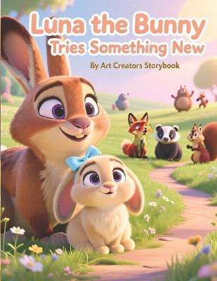 Luna the Bunny Tries Something New: A Gentle Picture Book About Bravery, Confidence, and New Experiences for Kids Ages 3-7 - Art Creators - cover