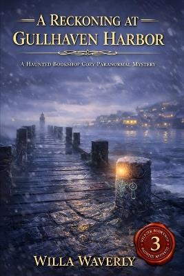 A Reckoning at Gullhaven Harbor: A Haunted Bookshop Cozy Paranormal Mystery - Willa Waverly - cover