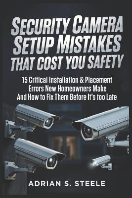 Security Camera Setup Mistakes That Cost You Safety: 15 Critical Installation & Placement Errors New Homeowners Make And How to Fix Them Before It's Too Late - Adrian S Steele - cover