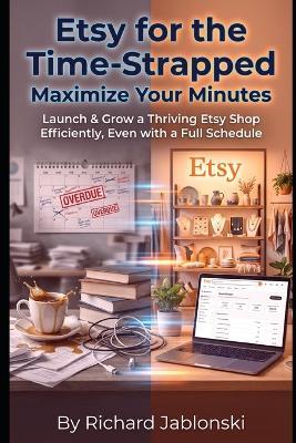 Etsy for the Time-Strapped: Maximize Your Minutes: Launch & Grow a Thriving Etsy Shop Efficiently, Even with a Full Schedule - Richard Jablonski - cover