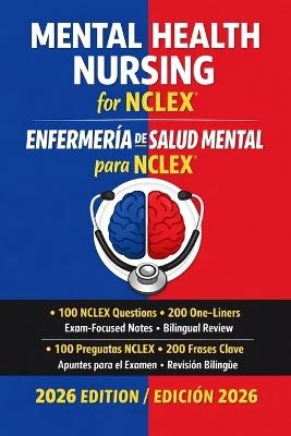 Mental Health Nursing for NCLEX: Enfermería de Salud Mental para NCLEX - Vikash Kumar - cover