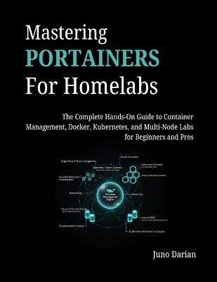 Mastering Portainers for Homelabs: The Complete Hands-On Guide to Container Management, Docker, Kubernetes, and Multi-Node Labs for Beginners and Pros - Juno Darian - cover