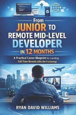 From Junior to Remote Mid-Level Developer in 12 Months: A Practical Career Blueprint for Landing Full-Time Remote Jobs (No Freelancing) - Ryan David Williams - cover