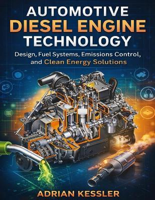 Automotive Diesel Engine Technology: Design, Fuel Systems, Emissions Control, and Clean Energy Solutions - Adrian Kessler - cover