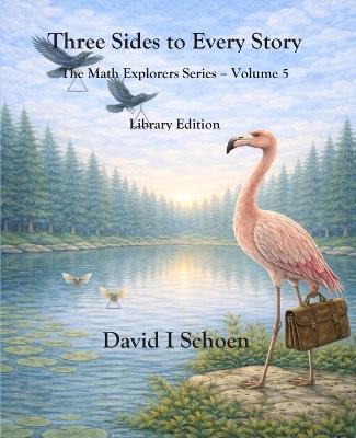 Three Sides to Every Story: Library Edition: The Math Explorers Series - Volume 5 - Triangles and Friends (and a little night music) - David I Schoen - cover