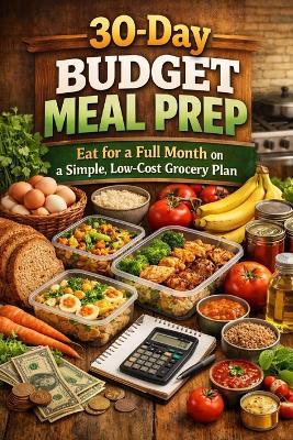 30-Day Budget Meal Prep: Eat for a Full Month on a Simple, Low-Cost Grocery Plan - J Rhea - cover