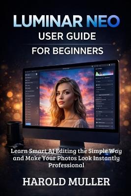 Luminar Neo User Guide for Beginners: Learn Smart AI Editing the Simple Way and Make Your Photos Look Instantly Professional - Harold Muller - cover