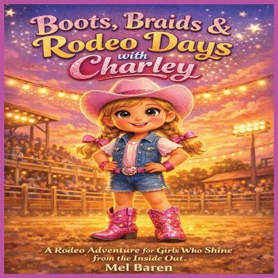 Boots, Braids & Rodeo Days with Charley: Little Cowgirl's Big Rodeo Adventure: A Heartwarming Children's Book About Horses, Bulls, Rodeo Life, Friendship, Family, Courage, and Her Cowboy Crew - Perfect Gift for Girls Who Love Western Stories. - Mel Baren - cover