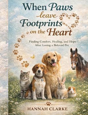 When Paws leave footprints on the heart: Finding Comfort, Healing and Hope after losing a Beloved Pet - Hannah Clarke - cover