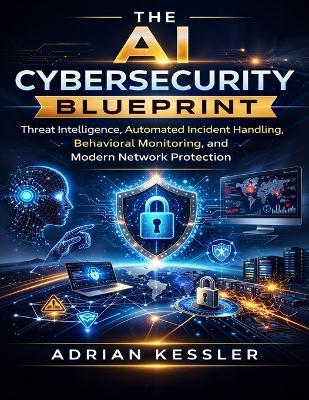 The AI Cybersecurity Blueprint: Threat Intelligence, Automated Incident Handling, Behavioral Monitoring, and Modern Network Protection - Adrian Kessler - cover