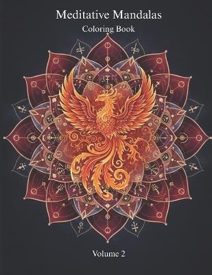 Meditative Mandalas: Volume 2: Transformation & Inner Fire - 30 Sacred Designs with Guided Mindfulness Practices. This powerful collection focuses on themes of personal transformation, courage, rebirth, and awakened wisdom. - E H Hildebrand - cover