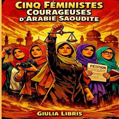 Cinq Féministes Courageuses d'Arabie Saoudite: 75 illustrations aquarelle romantiques qui Retracent le Combat de Cinq Militantes Saoudiennes pour la Liberté - Giulia Libris - cover