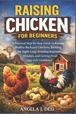 Raising Chicken for Beginners: A Practical Step-by-Step Guide to Raising Healthy Backyard Chickens, Building the Right Coop, Avoiding Beginner Mistakes, and Getting Fresh Eggs with Confidence - Anglela J Desi - cover