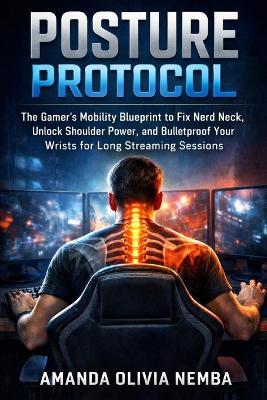 Posture Protocol: The Gamer's Mobility Blueprint to Fix Nerd Neck, Unlock Shoulder Power, and Bulletproof Your Wrists for Long Streaming Sessions - Amanda Olivia Nemba - cover