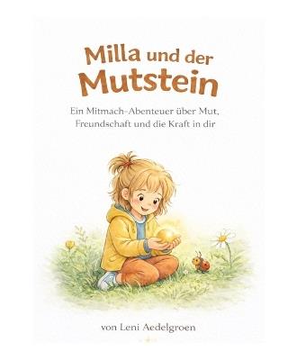 MILLA UND DER MUTSTEIN - Ein Mitmachbuch für kleine Mut-Momente - Leni Aedelgroen - cover