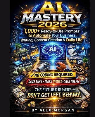 AI Mastery 2026: 1,000+ Ready-to-Use Prompts to Automate Your Business, Writing, Content Creation & Daily Life No Coding Required - Alex Morgan - cover