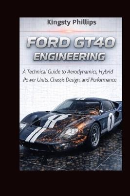 Ford GT40 Engineering: A Technical Guide to Aerodynamics, Hybrid Power Units, Chassis Design, and Performance - Kingsty Phillips - cover
