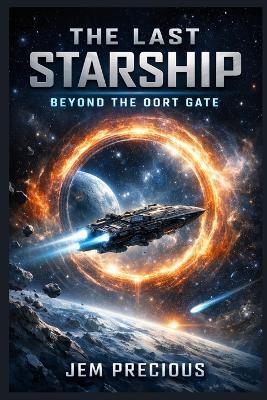 The Last Starship Beyond the Oort Gate: A Hard Science Fiction Adventure of Wormholes, Alien Civilizations, and Humanity's Journey Across the Galaxy - Jem Precious - cover