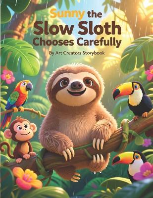 Sunny the Slow Sloth Chooses Carefully: A Gentle Rainforest Adventure Teaching Kids Mindfulness and Thoughtful Decisions - Art Creators - cover