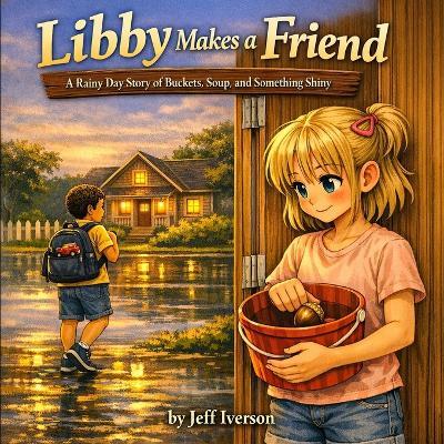 Libby Makes a Friend: A Rainy Day Story of Buckets, Soup, and Something Shiny - Jeff Iverson - cover
