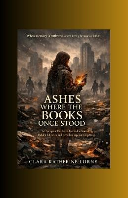 Ashes Where the Books Once Stood: A Dystopian Thriller of Forbidden Knowledge, Hidden Libraries, and Rebellion Against Forgetting - Clara Katherine Lorne - cover