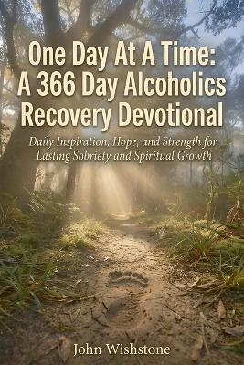 One Day At A Time: A 366 Day Alcoholics Recovery Devotional: Daily Inspiration, Hope, and Strength for Lasting Sobriety and Spiritual Growth - John Wishstone - cover