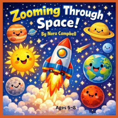 Zooming Through Space: Blast Off Into a Magical Space Adventure! perfect for ages 5-8 - Nora Campbell - cover