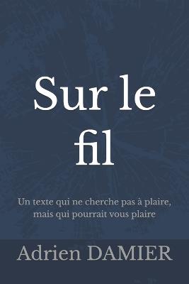 Sur le fil: Un texte qui ne cherche pas à plaire, mais qui pourrait vous plaire - Adrien Damier - cover