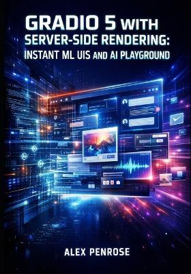 Gradio 5 with Server-Side Rendering: INSTANT ML UIS AND AI PLAYGROUND: Build Production Interfaces with ChatInterface, Blocks API, and Natural Language App Generation - Alex Penrose - cover