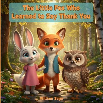 The Little Fox Who Learned to Say Thank You: A Heartwarming Story About Gratitude and Kindness for Ages 3-5 - William Sage - cover