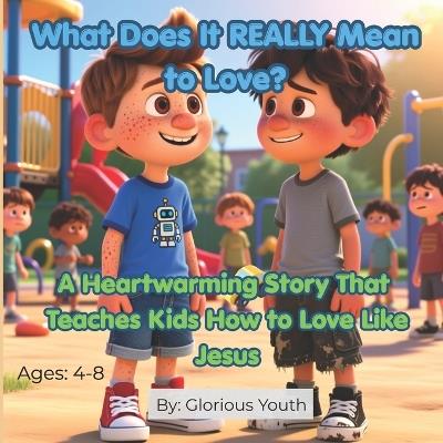 What Does It REALLY Mean to Love?: The True Meaning of Love: A Heartwarming Christian Story That Teaches Kids Kindness, Forgiveness, and Faith - Glorious Youth - cover