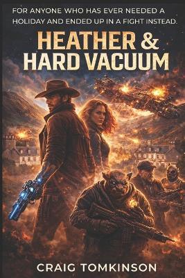 HEATHER & HARD VACUUM A Dust & Stardust Novel BOOK 2: For anyone who has ever needed a holiday and ended up in a fight - Craig Tomkinson - cover