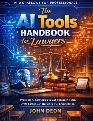 The AI Tools Handbook for Lawyers: Practical AI Strategies to Cut Research Time, Draft Faster, and Outwork Your Competition - John Deon - cover