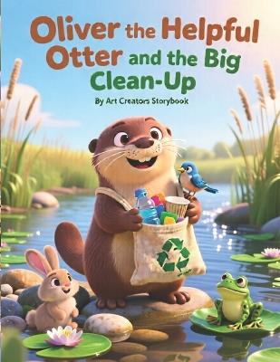 Oliver the Helpful Otter and the Big Clean-Up: A Heartwarming Children's Story About Kindness, Teamwork, Environmental Care, and Helping Others for Kids Ages 3-7 - Art Creators - cover