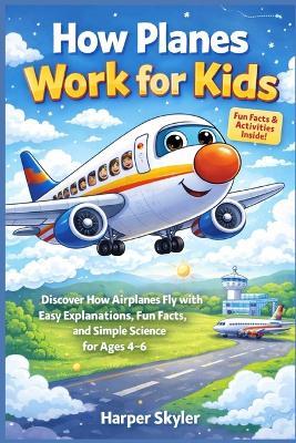 How Planes Work for Kids: Discover How Airplanes Fly with Easy Explanations, Fun Facts, and Simple Science for Ages 4-6 - Harper Skyler - cover
