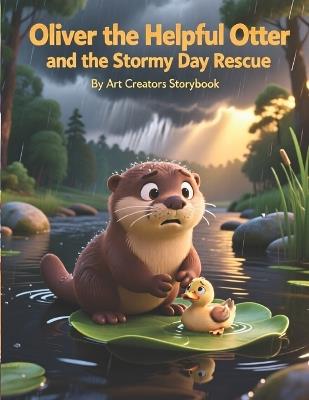 Oliver the Helpful Otter and the Stormy Day Rescue: A Heartwarming Children's Story About Kindness, Bravery, Empathy, and Helping Others in Difficult Times for Kids Ages 3-7 - Art Creators - cover