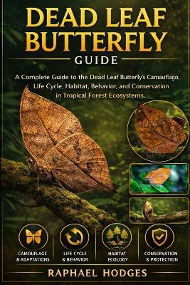 Dead Leaf Butterfly Guide: A Complete Guide to the Dead Leaf Butterfly's Camouflage, Life Cycle, Habitat, Behavior, and Conservation in Tropical Forest Ecosystems - Raphael Hodges - cover