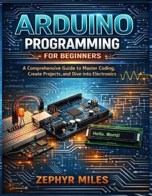 Arduino Programming for Beginners: A Comprehensive Guide to Master Coding, Create Projects, and Dive into Electronics. - Zephyr Miles - cover