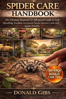 Spider Care Handbook: The Ultimate Beginner-to-Advanced Guide to Safe Handling, Feeding, Enclosure Setup, Species Care, and Spider Health. - Donald Gibs - cover