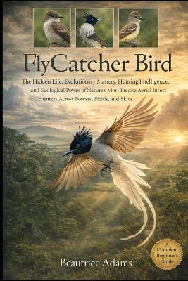 Flycatcher Bird: The Hidden Life, Evolutionary Mastery, Hunting Intelligence, and Ecological Power of Nature's Most Precise Aerial Insect Hunters Across Forests, Fields, and Skies. - Beautrice Adams - cover