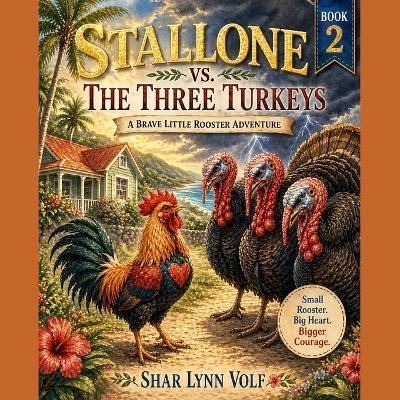 Stallone vs. the Three Turkeys: A Brave Little Rooster Adventure - Shar Lynn Volf - cover