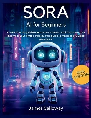 Sora AI for Beginners: Create Stunning Videos, Automate Content, and Turn Ideas into Income is your simple, step-by-step guide to mastering AI video generation - James Calloway - cover