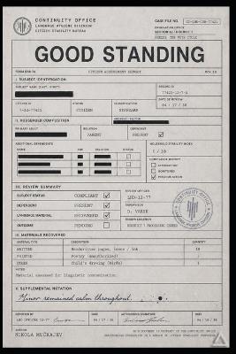 Good Standing - Nikola Muckajev - cover