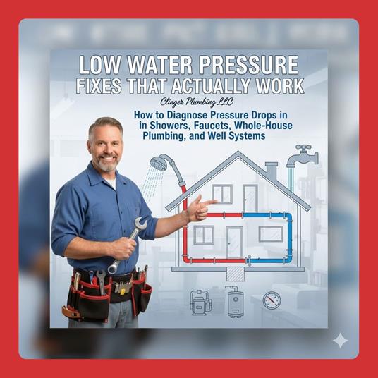 Low Water Pressure Fixes That Actually Work: How to Diagnose Pressure Drops in Showers, Faucets, Whole-House Plumbing, and Well Systems